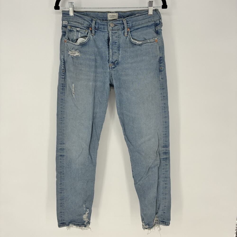 Citizens of Humanity Premium Vintage Emmerson Distressed Light Wash Jeans SZ 26